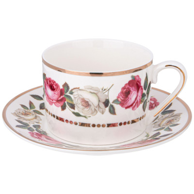 Чайный набор "MELODY OF ROSES" на 6 пер. 12 пр. 250 мл (кор=6наб.) LEFARD 275-1268-1