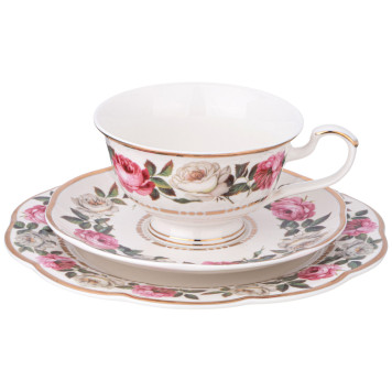 Чайный сервиз "MELODY OF ROSES" на 6 пер. 20 пр. 1100/300/270 мл (кор=2наб.) LEFARD 275-1269-1