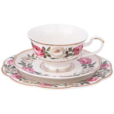 Чайный сервиз "MELODY OF ROSES" на 6 пер. 20 пр. 1100/300/270 мл (кор=2наб.) LEFARD 275-1269-1