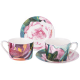 Чайный набор "SENTIMENT" на 2 пер. 4 пр. 250 мл (кор=12наб.) LEFARD 275-1272