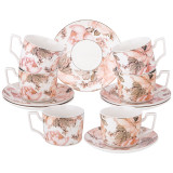 Чайный набор "SENTIMENT" на 6 пер. 12 пр. 230 мл (кор=6наб.) LEFARD 275-1277