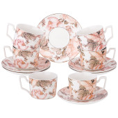 Чайный набор "SENTIMENT" на 6 пер. 12 пр. 230 мл (кор=6наб.) LEFARD 275-1277