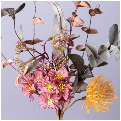 Букет искусственных цветов высота=40, 5 см без упаковки (мал=12шт./кор=144шт.) LEFARD 287-201