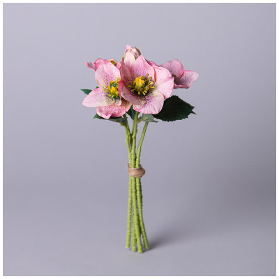 Букет искусственных цветов " ГЕЛЛЕБОРУС" высота= 31см (мал=12шт./кор=72шт.) LEFARD 287-518