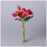 Букет искусственных цветов " ГЕЛЛЕБОРУС" высота= 31см (мал=12шт./кор=72шт.) LEFARD 287-519