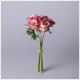 Букет искусственных цветов " РАНУНКУЛЮС" высота= 31см (мал=12шт./кор=72шт.) LEFARD 287-520