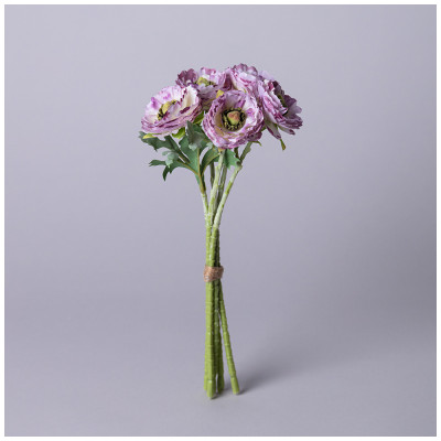 Букет искусственных цветов " РАНУНКУЛЮС" высота= 31см (мал=12шт./кор=72шт.) LEFARD 287-521