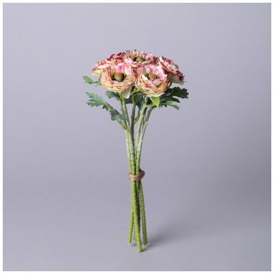 Букет искусственных цветов " РАНУНКУЛЮС" высота= 31см (мал=12шт./кор=72шт.) LEFARD 287-523