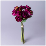 Букет искусственных цветов " РАНУНКУЛЮС" высота= 28см (мал=12шт./кор=72шт.) LEFARD 287-525