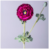 Цветок искусственный " РАНУНКУЛЮС" высота=55см. (мал.уп=24шт/кор=96шт) LEFARD 287-527