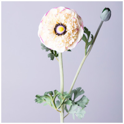 Цветок искусственный " РАНУНКУЛЮС" высота=55см. (мал.уп=24шт/кор=96шт) LEFARD 287-528