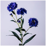 Цветок искусственный " ВАСИЛЕК" высота=64см. (мал.уп=24шт/кор=96шт) LEFARD 287-545
