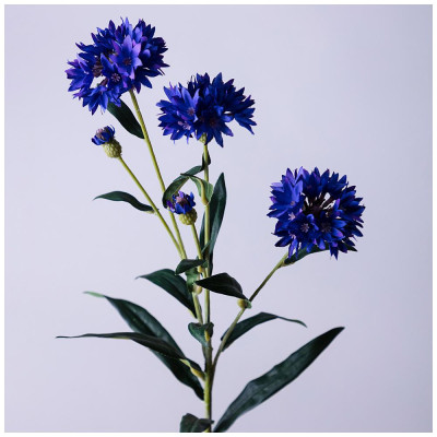 Цветок искусственный " ВАСИЛЕК" высота=64см. (мал.уп=24шт/кор=96шт) LEFARD 287-545