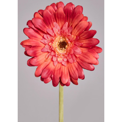 Цветок искусственный "ГЕРБЕРА" высота=61см. (мал=24 шт/кор=96шт.) LEFARD 287-562