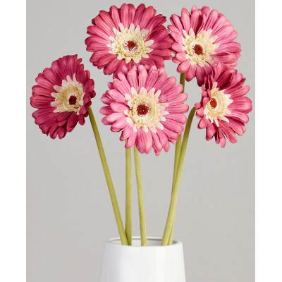 Цветок искусственный "ГЕРБЕРА" высота=61см. (мал=24 шт/кор=96шт.) LEFARD 287-563-3