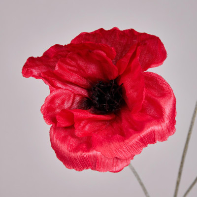 Цветок искусственный "МАК" высота=50см. (мал=24 шт/кор=96шт.) LEFARD 287-573-1