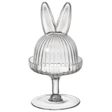 Блюдо на ножке с крышкой "RABBIT FAMILY" 12*12*23,5 см LEFARD 302-100