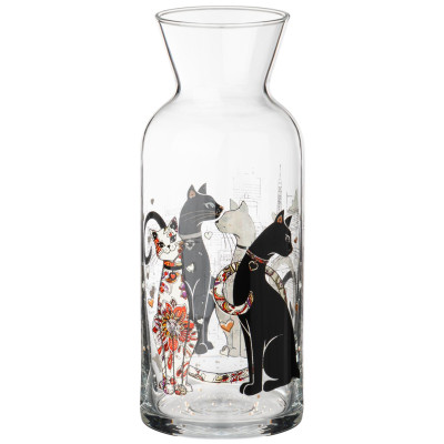 Графин с крышкой/стаканом " ПАРИЖСКИЕ КОТЫ" 700мл LEFARD 312-150-5