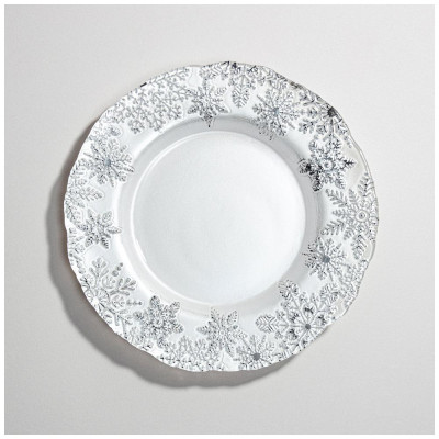 Тарелка закусочная "CELEBRATION WHITE" 21 см мал уп.-4шт мин.партия LEFARD 338-106