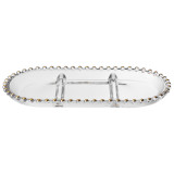 Блюдо сервировочное "GOLDEN CHARM", 3 секции, 30*15 см LEFARD 345-500