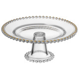 Блюдо сервировочное "GOLDEN CHARM" на ножке, 20*8 см LEFARD 345-503