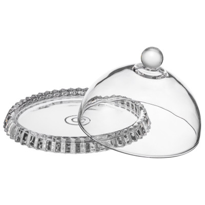Блюдо сервировочное "CRYSTALITY" с крышкой, 20*12 см LEFARD 345-514-1