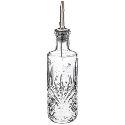 Бутылка для масла/уксуса 220 мл. 6*6 см. высота=17.5 см. коллекция "MUZA" (кор=24шт.) LEFARD 355-295