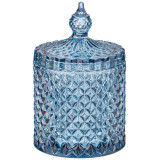 Емкость для хранения "DIAMANT BLUE" 8,5*8,5*13,5см LEFARD 355-304