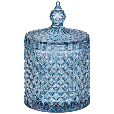 Емкость для хранения "DIAMANT BLUE" 8,5*8,5*13,5см LEFARD 355-304