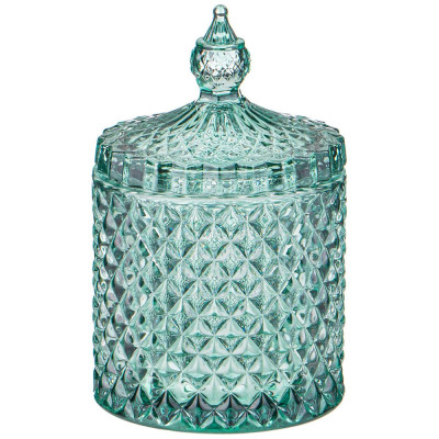 Емкость для хранения "DIAMANT MINT" 8,5*8,5*13,5см LEFARD 355-305