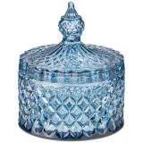Емкость для хранения "DIAMANT BLUE" 8,5*8,5*10см LEFARD 355-307