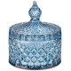 Емкость для хранения "DIAMANT BLUE" 8,5*8,5*10см LEFARD 355-307