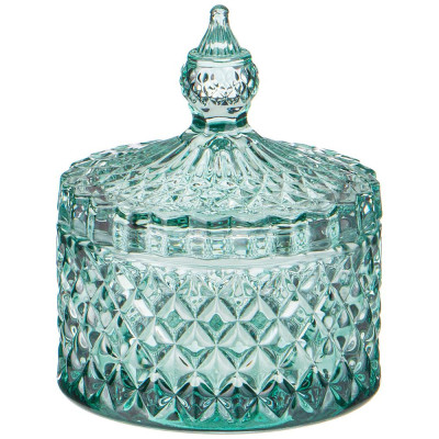 Емкость для хранения "DIAMANT MINT" 8,5*8,5*10см LEFARD 355-308