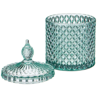 Емкость для хранения "DIAMANT MINT" 10,5*10,5*17см LEFARD 355-311-1