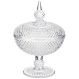 Емкость для хранения на ножке "DIAMANT" 15,7*15,7*23см LEFARD 355-318