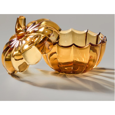 Емкость для хранения с крышкой "ТЫКВА" 10х10х10 см LEFARD 355-333-1