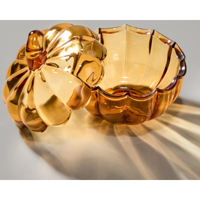 Емкость для хранения с крышкой "ТЫКВА" 10х10х10 см LEFARD 355-333-2