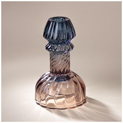 Подсвечник "CRYSTAL COLORS" 8,5х8,5х14 см LEFARD 355-340