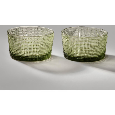 Набор салатников "TEMPO" green 2 шт. 10,6х10,5х5,8 см LEFARD 355-389