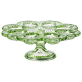 Подставка для 8 яиц "SUNDAY" green на ножке 21*7 см LEFARD 355-459