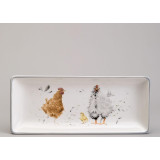 Блюдо "FUNNY HENS" 28*12*3 см (кор=32шт.) LEFARD 358-2290