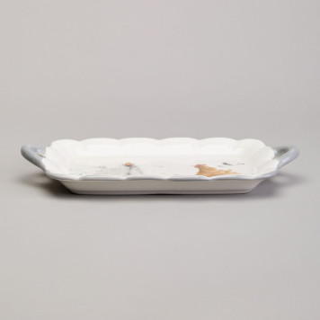 Блюдо "FUNNY HENS" 23,5*14*2,5 см (кор=36шт.) LEFARD 358-2291-2