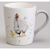 Кружка "FUNNY HENS" 12*8,5*10 см 300 мл (кор=36шт.) LEFARD 358-2294