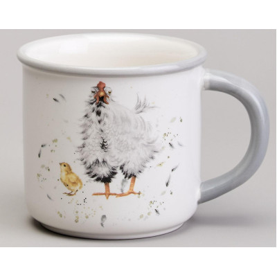 Кружка "FUNNY HENS" 13*10*9,5 см 450 мл (кор=36шт.) LEFARD 358-2295