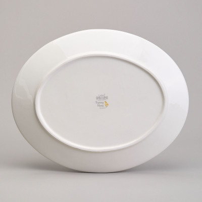 Блюдо овальное "FUNNY HENS" 31,5*25,5*3 см (кор=12шт.) LEFARD 358-2296-1