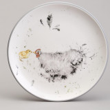 Тарелка закусочная "FUNNY HENS" 21*2,5 см (кор=24шт.) LEFARD 358-2297