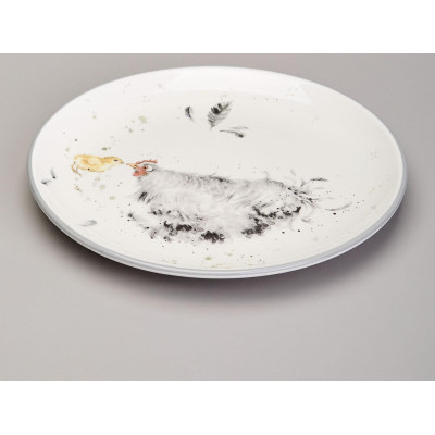 Тарелка закусочная "FUNNY HENS" 21*2,5 см (кор=24шт.) LEFARD 358-2297-1