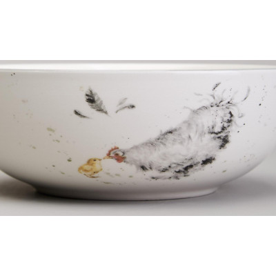 Салатник "FUNNY HENS" 16,5*6 см 650 мл (кор=24шт.) LEFARD 358-2299-3