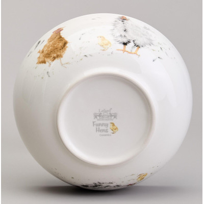 Салатник "FUNNY HENS" 16,5*6 см 650 мл (кор=24шт.) LEFARD 358-2299-5