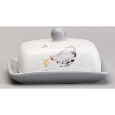 Масленка "FUNNY HENS" 17*12*8,5 см (кор=24шт.) LEFARD 358-2301